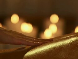 Romantic Massage Stock Footage