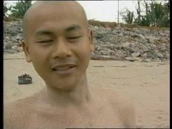 Buddhist monks try to ease locals fears of tsunami ghosts News Clip