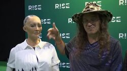 Realistic androids steal the show at Hong Kong Tech Conference News Clip