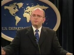 State Dept comments on Milosevic and Macedonia News Clip