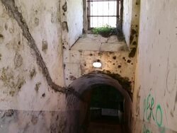 The Croatian War of Independence museun in the fort Imperial on the mount Srd, Dubrovnik Stock Footage