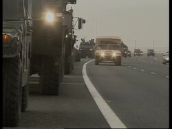 Allied troops keeping at battle readiness in the desert Instructional Video