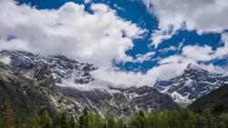 snow mountain; Stock Footage
