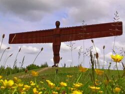 Angel Of The North Stock Footage