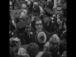 CAN109 COMEDIAN PETER SELLERS WEDS BRITT ECKLAND News Clip