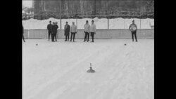 CAN963 WOMEN'S COMPETITION IN CURLING, A EUROPEAN ICE SPORT Instructional Video