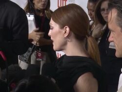 Julianne Moore - 'Maps To The Stars' Premiere - 2014 Toronto International Film Festival Stock Footage
