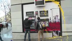 CLEAN : Protesters in Paris demonstrate against Panama Papers News Clip