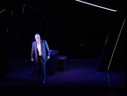 Author stars in West End stage version of best-selling book Instructional Video