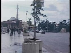 ALBANIA: TIRANA: MASKED POLICE PATROL STREETS AHEAD OF RALLY News Clip