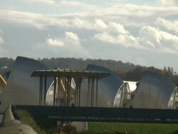 London: Thames River Barrier Flood Control, from Land Stock Footage