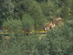 Ride at Great Wall of China, Badaling, China Stock Footage