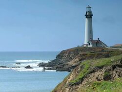 Pigeon Point Lighthouse Stock Footage