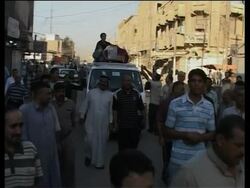 Aftermath, hospital, following yesterdays bomb attacks in Baghdad Instructional Video