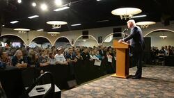 Today's Trump clip of the day. Releasing never before seen film of Trump where no other video was allowed. #TrumpClipOfTheDay #TheNominee Rally All Access Waterloo Iowa October 27 2015 Stock Footage