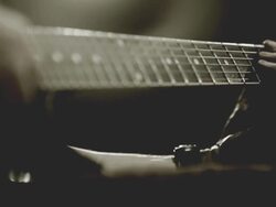 Guitarist Playing Guitar Stock Footage