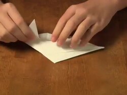 Origami Hummingbird Time Lapse Stock Footage