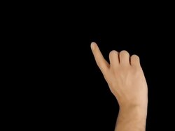 Touchscreen Gestures with Mattes. HD Stock Footage