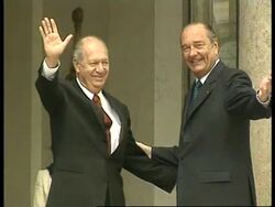 Chilean President Ricardo Lagos on 2 day visit, meets French President Jacques Chirac News Clip