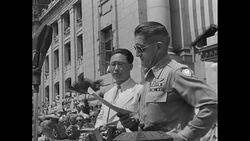 South Korea rally commemorates first anniversary of peace after World War II News Clip