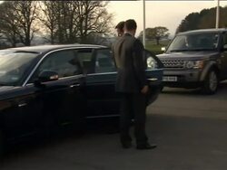 Nick Clegg departs hotel for the Granada Studios ahead of the first National Leaders Debate News Clip