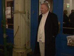 opening night of the George Packer play 'Betrayed' Stock Footage