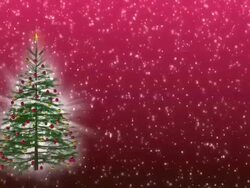 Christmas tree #10 HD red Stock Footage