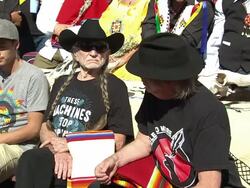 Neil Young speaking in presser about Keystone XL News Clip