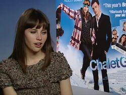 INTERVIEW: Felicity Jones on what attracted her to the story at the Chalet Girl Interviews at London England. (Footage by WireImage Video/GettyImages) Stock Footage