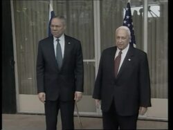 US secretary of state with Sharon News Clip