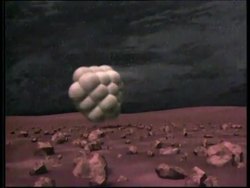 USA: GRAPHICS OF PATHFINDER SPACECRAFT LANDING ON PLANET MARS News Clip