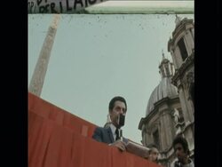 SYND 20/06/1970 CROWDS MASS IN ROME TO SUPPORT DIVORCE LEGISLATION News Clip