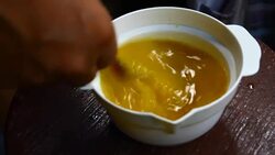 Making cookies omelet. Cracking eggs. Stock Footage