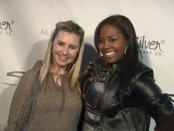 Beverley Mitchell and Shar Jackson at the A Night Out With Silver Jeans Co. And M Fredric at Studio City CA. (Footage by WireImage Video/GettyImages) Stock Footage