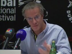 Cartagena Photocall and Press Conference: Dubai International Film Festival Stock Footage