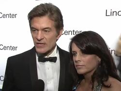 INTERVIEW: Dr. Mehmet Oz on Ralph Lauren's center for breast cancer research in Harlem Stock Footage