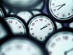 Clocks Running Fast - Loop Stock Footage