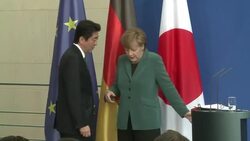 CLEAN : Germany Merkel hopes for Japan trade deal by next year News Clip