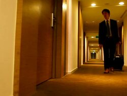 HD:Businessman arrived. Stock Footage