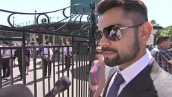 Vrat Kohli arriving at Wimbledon Tennis Club News Clip