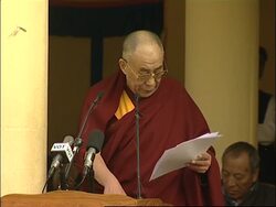 WRAP Dalai Lama at protest against Chinese rule of Tibet, detentions, US march News Clip
