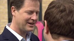 Nick Clegg interview on leaders debate News Clip