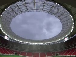 Mane Garrincha National Stadium In Brasilia Stock Footage