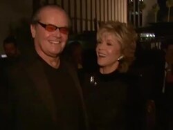 Jack Nicholson, Jane Fonda at LACMA Hosts 2012 Art + Film Gala Honoring Ed Ruscha And Stanley Kubrick Presented By Gucci Stock Footage