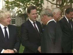 Prince Charles Arrives at 911 Memorial News Clip