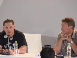 INTERVIEW - Tom Hardy on the type of roles he plays, how he chooses them at 'Locke' Press Conference on September 01, 2013 in Venice, Italy (Footage by WireImage Video/Getty Images) Stock Footage