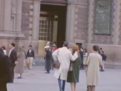 Mexico City Plaza Stock Footage