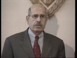 WRAP Hans Blix and Mohamed El Baradei comment in Larnaca News Clip