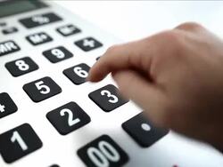 Calculator Stressed Stock Footage