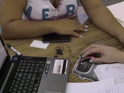 Florida Company Works To Enroll People In Affordable Health Care Act Plans As Deadline Looms Stock Footage